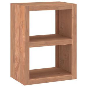 vidaXL Sidobord 45x30x60 cm massiv teak