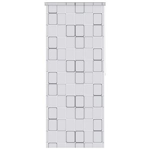 vidaXL Rullgardin f&ouml;r dusch 80x240 cm fyrkant