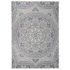 vidaXL Utomhusmatta plattv&auml;vd 140x200 cm bl&aring;tt tryck