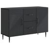 vidaXL Sideboard med l&aring;da Svart 89 x 34,5 x 60 cm Konstruerat tr&auml;