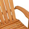 vidaXL Gungstol adirondack massiv teak