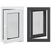 vidaXL Tilt & Turn K&auml;llarf&ouml;nster RISOR 60 x 80 cm PVC och glas