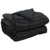 vidaXL Full &Aring;rs-Duvet 155 x 220 cm 300 gsm Svart