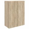 vidaXL V&auml;ggmonterat sk&aring;p 66 x 34,5 x 90 cm Konstruerat tr&auml; Sonoma-ek