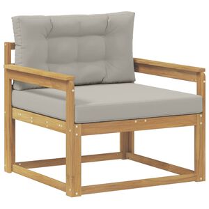 vidaXL Utomhus Mellansoffa Polyester Vit