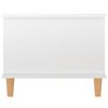 vidaXL Soffbord vit högglans 90x50x40 cm konstruerat trä