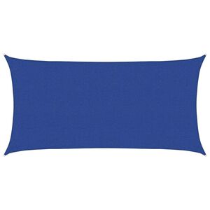 vidaXL Solsegel 160 g/m&sup2; rektangul&auml;r bl&aring; 2,5x5 m HDPE