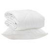 vidaXL &Aring;ret runt duvet med kudde 2 st Vit Mikrofiber
