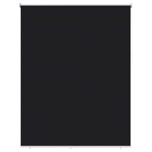 vidaXL Utomhus Rullgardin UV-skydd Svart 185 x 140 cm (B x H)