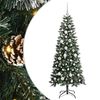 vidaXL Konstgjord julgran Gr&ouml;n 150 cm PVC, plast och st&aring;l