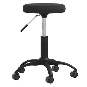 vidaXL Massagepall sammet svart