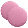 vidaXL Sittkuddar 2 st tyg Rosa &Oslash;30 x 13 cm