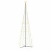 vidaXL Julgran med strut varmvit 3000 lysdioder 230x800 cm