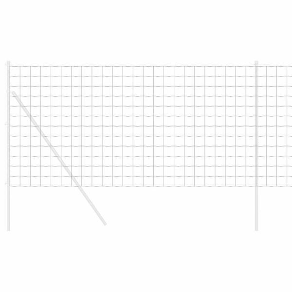vidaXL Hexagonstängsel Silver 1,4 x 50 m Galvaniserat stål