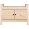 vidaXL Skobänk 80x40x60 cm massiv furu