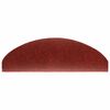 vidaXL Trappstegsmattor sj&auml;lvh&auml;ftande 15 st brodyr 65x21x4 cm r&ouml;d