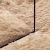 vidaXL Ryamatta med lång lugg NAVARRA beige 200x200 cm polyester