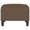 vidaXL Fotpall brun 70x55x41 cm tyg