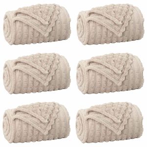 vidaXL Filtar 6 st Beige 270 x 240 cm 9.94 kg Fleece