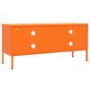 vidaXL Tv-bänk orange 105x35x50 cm stål