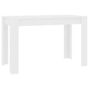 vidaXL Matbord vit 120x60x76 cm konstruerat tr&auml;