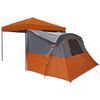 vidaXL Campingt&auml;ltset med tak med lagring 2 pcs Orange Taffeta och tyg