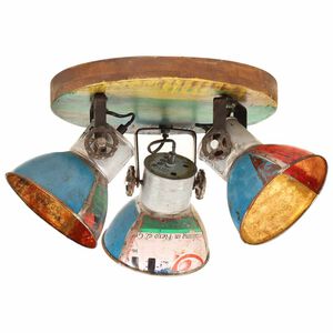 vidaXL Taklampa industriell 25 W flerf&auml;rgad 42x25cm E27