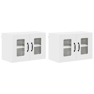 vidaXL Diskmaskin panel Kalmar 2 st Vit Konstruerat tr&auml;