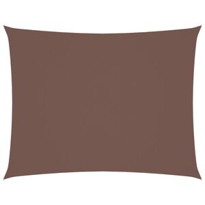 vidaXL Solsegel oxfordtyg rektangul&auml;rt 2x3,5 m brun