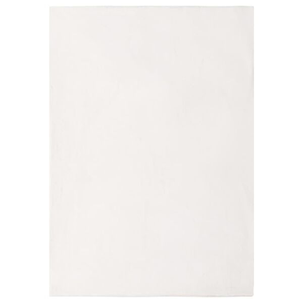 vidaXL Matta konstp&auml;ls 180x270 cm gr&auml;ddvit