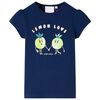 T-shirt f&ouml;r barn marinbl&aring; 116