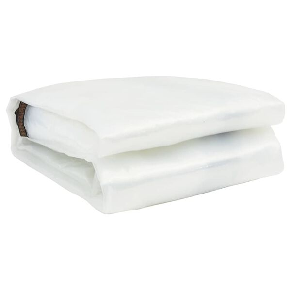 vidaXL Klar presenning med &ouml;ljetter 8x12 m polyeten