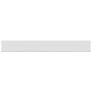vidaXL F&ouml;nsterbr&auml;da Vit 100 x 10 x 4,5 cm PVC