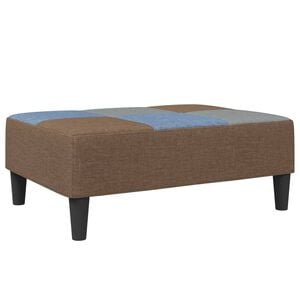 vidaXL Fotpall lappt&auml;cke 77x55x31 cm tyg