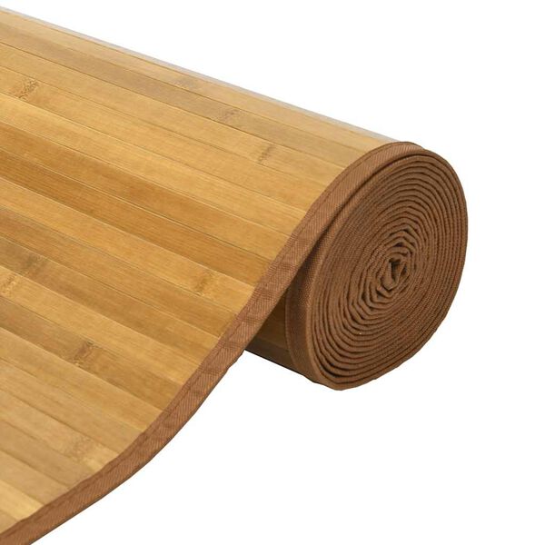 vidaXL Matta rektangul&auml;r naturlig 60x100 cm bambu