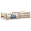 vidaXL S&auml;ngram utan madrass 90x200 cm massiv furu