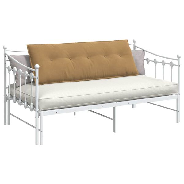 vidaXL Ryggkudde Brun 140 x 50 cm Kordread tyg