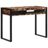 vidaXL Skrivbord flerf&auml;rgat 100x50x75 cm massivt tr&auml; &aring;tervunnet