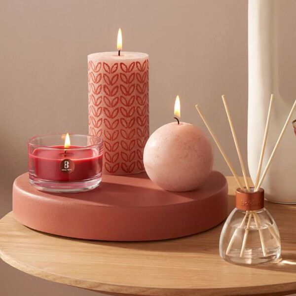 Bolsius Blockljus klotformad 6-pack 76x71 mm molnvit