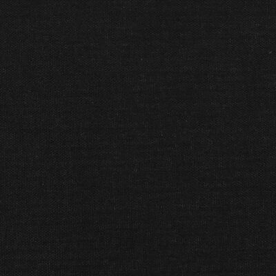 vidaXL Ramsäng svart 140x200 cm tyg
