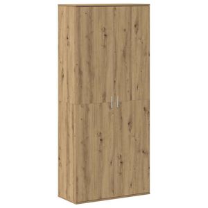 vidaXL H&ouml;gsk&aring;p 80 x 35 x 180 cm Konstruerat tr&auml; artisan ek