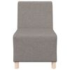 vidaXL Modulsofa utan armst&ouml;d 3 pcs Taupe 55 x 74 x 82 cm tyg