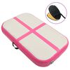 vidaXL Uppbl&aring;sbar gymnastikmatta med pump 60x100x10 cm PVC rosa