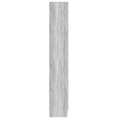 vidaXL Bokhylla grå sonoma 82,5x30,5x185,5 cm konstruerat trä