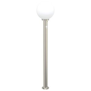 vidaXL Pollare med sensor 120 cm rostfritt st&aring;l IP44