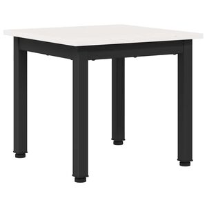 vidaXL Kaffeebord Vit 40 x 40 x 36 cm Massiv furu