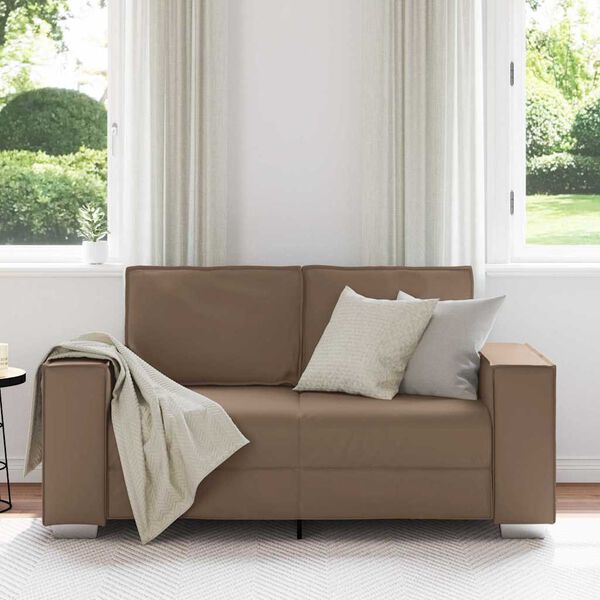 vidaXL Soffa Cappuccino 160 x 78 x 84 cm tyg