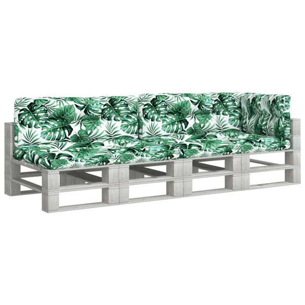 vidaXL Palldynor 5 st bladm&ouml;nster tyg