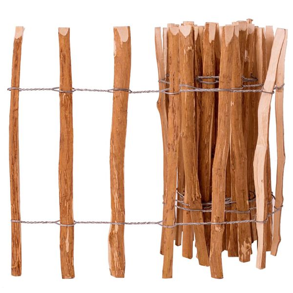 vidaXL Staket hasselträ 60x500 cm