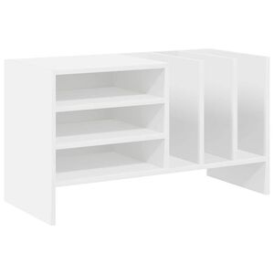 vidaXL Skivsk&aring;p Vit 78,5 x 35 x 45 cm Konstruerat tr&auml;